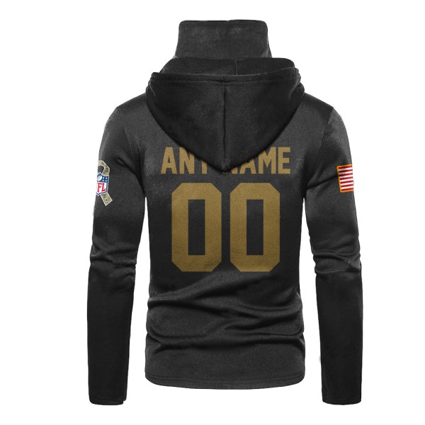 Nfl San Francisco 49Ers Black Mask Hoodie Unique Game Day Fan Football Apparel - Image 3