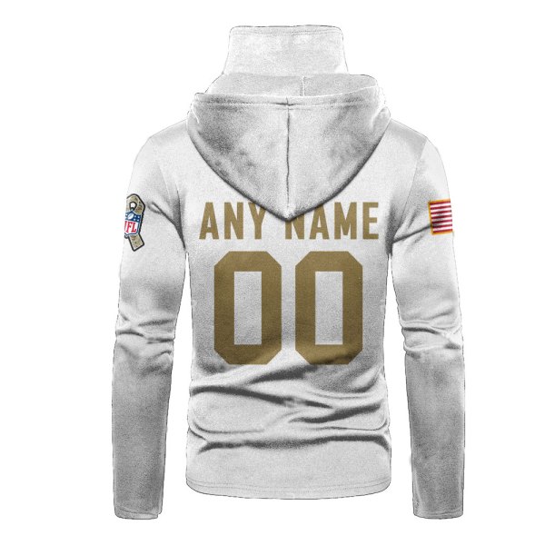 Nfl Baltimore Ravens White Mask Hoodie Unique Game Day Fan Football Apparel - Image 3