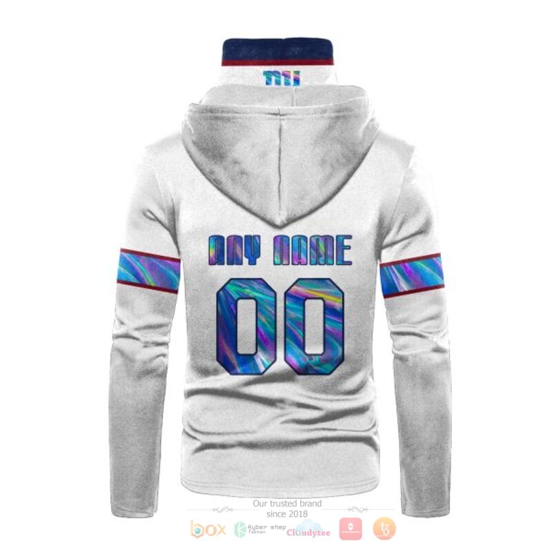 Personalized Nfl New York Giants White Custom 3D Hoodie Maskmask Hoodie Unique Game Day Fan Apparel - Image 3
