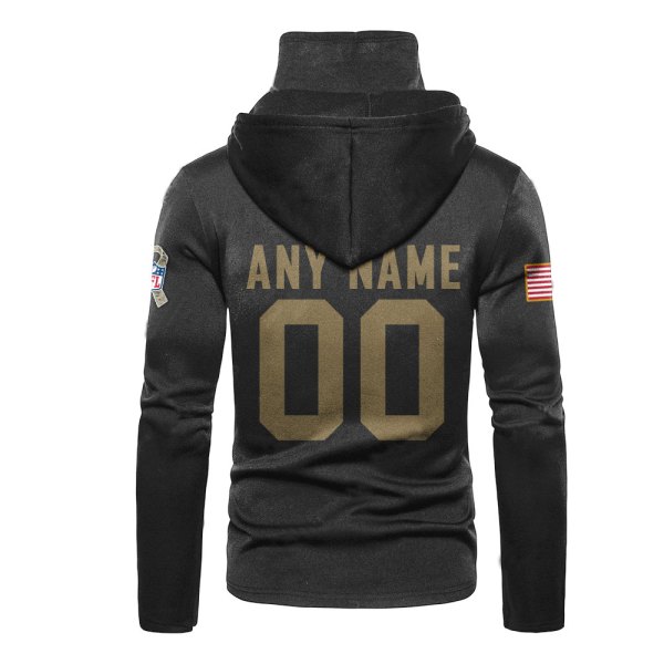 Personalized Nfl Kansas City Chiefs Black 3D Hoodie Maskmask Hoodie Unique Game Day Fan Apparel - Image 3