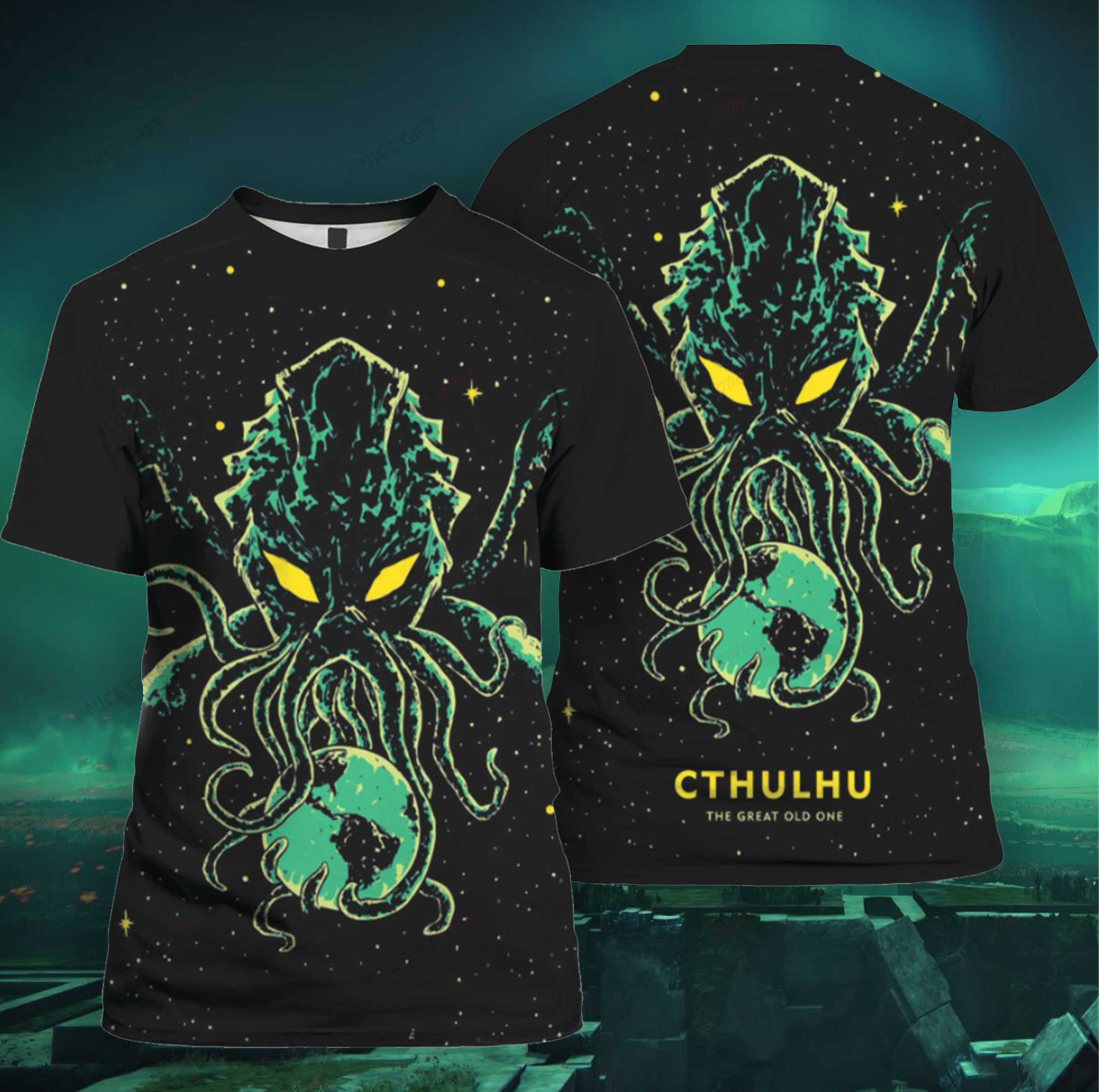 Cthulhu The Great Old One 3D T-Shirt For Men And Women