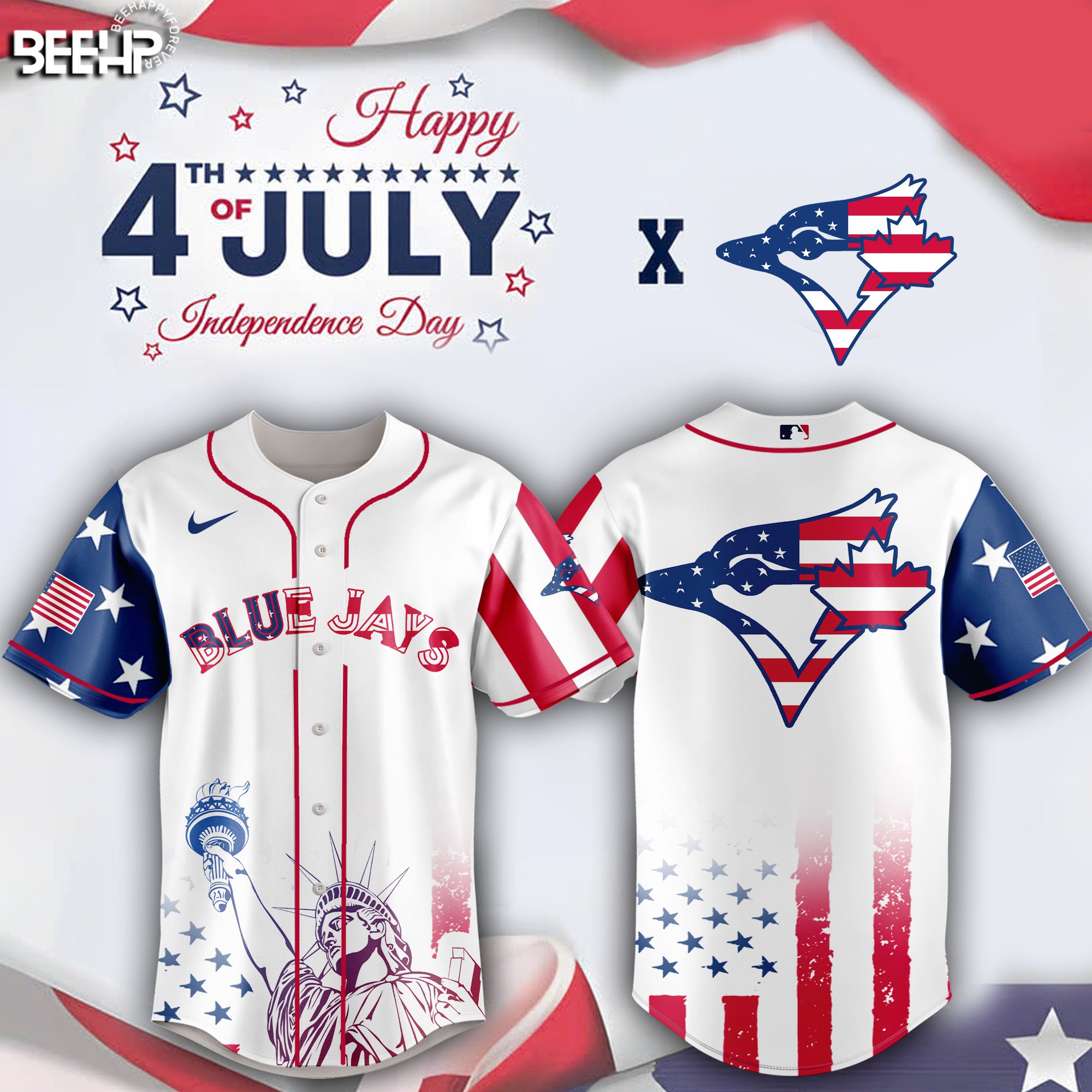 Toronto Blue Jays Special Independence Day 2025 Baseball Jersey