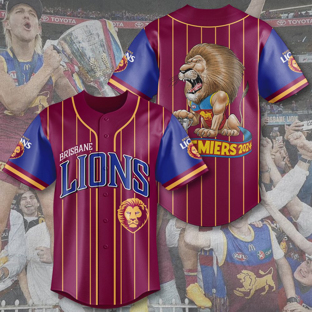 Brisbane Lions AFL Baseball Jersey For Men And Women