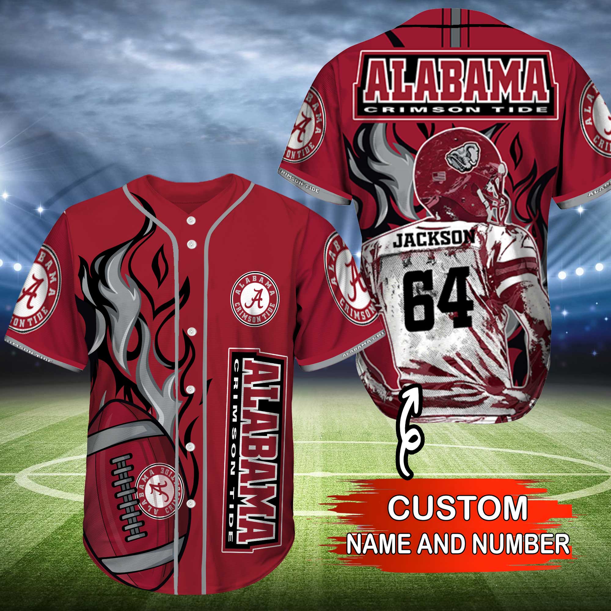 Alabama Crimson Tide NCAA Baseball Jersey For Men And Women Personalized 2023