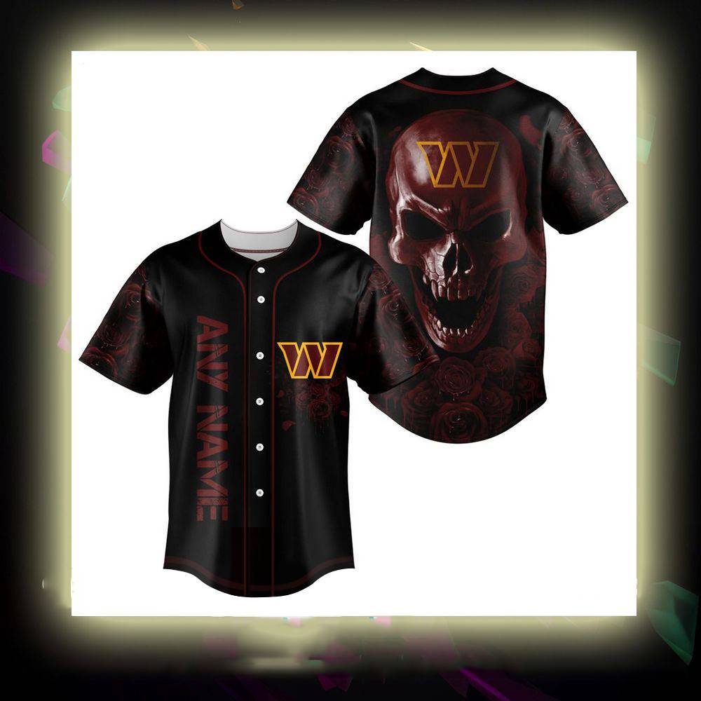 Washington Commanders NFL 3D Custom Baseball Jersey For Men And Women