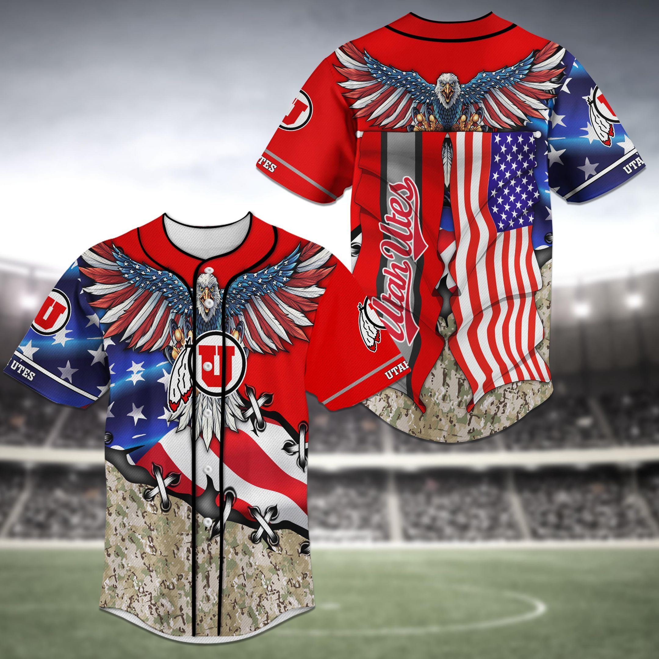 Utah Utes NCAA Baseball Jersey