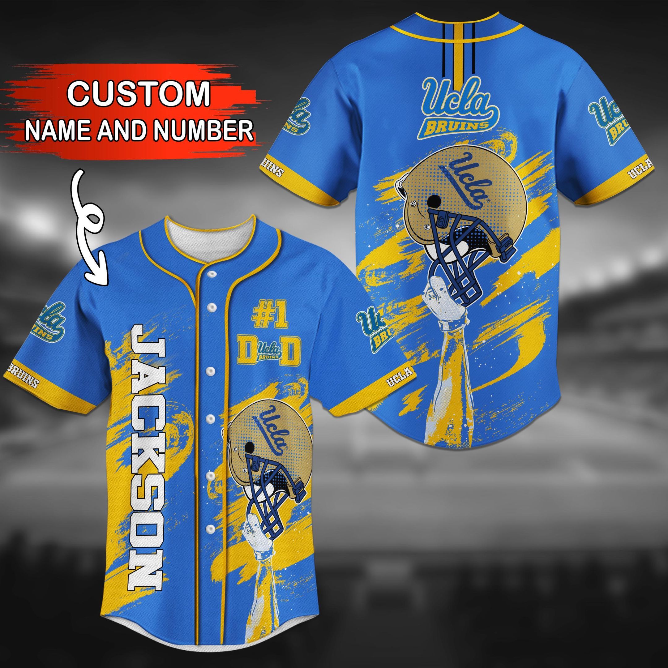UCLA Bruins NCAA Custom Baseball Jersey