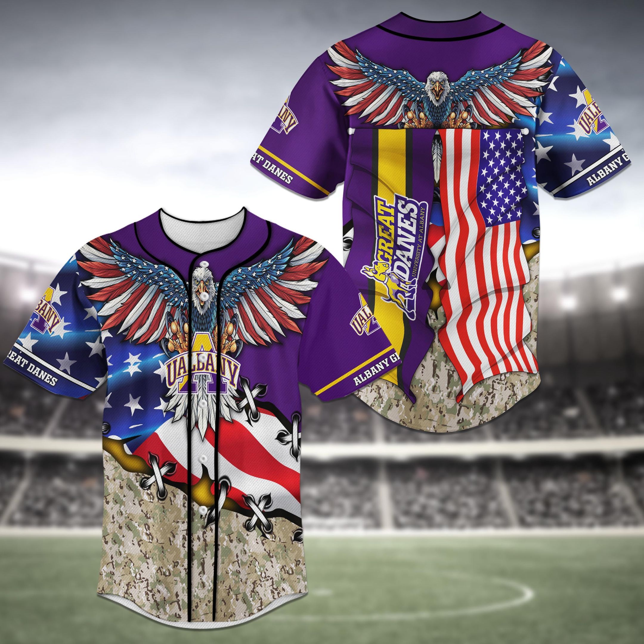Albany Great Danes NCAA Baseball Jersey
