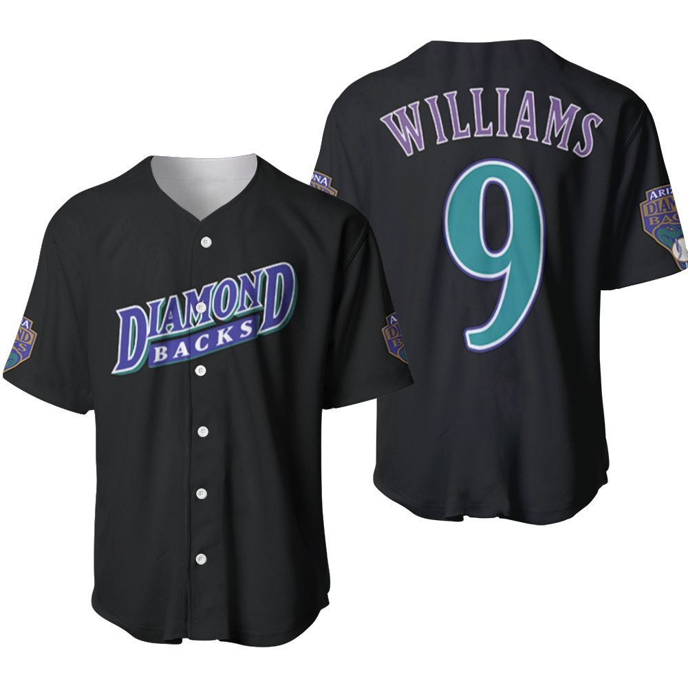 Arizona Diamondbacks Matt Williams #99 MLB Cooperstown Collection Black 2019 3D Designed Allover Gift For Diamondbacks Fans Baseball Jersey