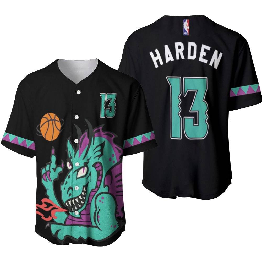 Brooklyn Nets James Harden #13 NBA Basketball New Arrival Black 2020 3D Designed Allover Gift For Nets Fans Baseball Jersey