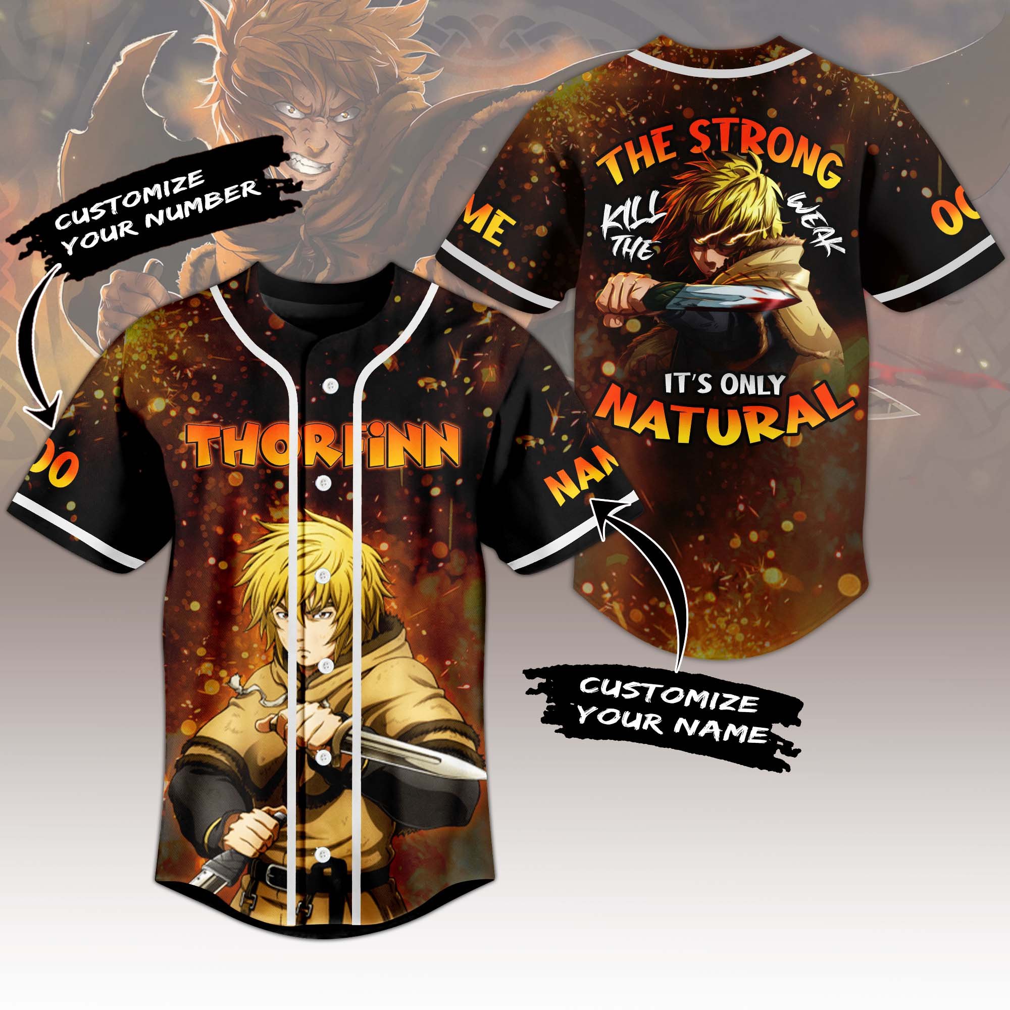 Vinland Saga Baseball Jersey New Season For Fans
