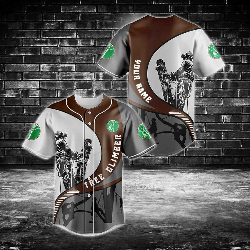 Tree Climber Job Custom Baseball Jersey For Fan