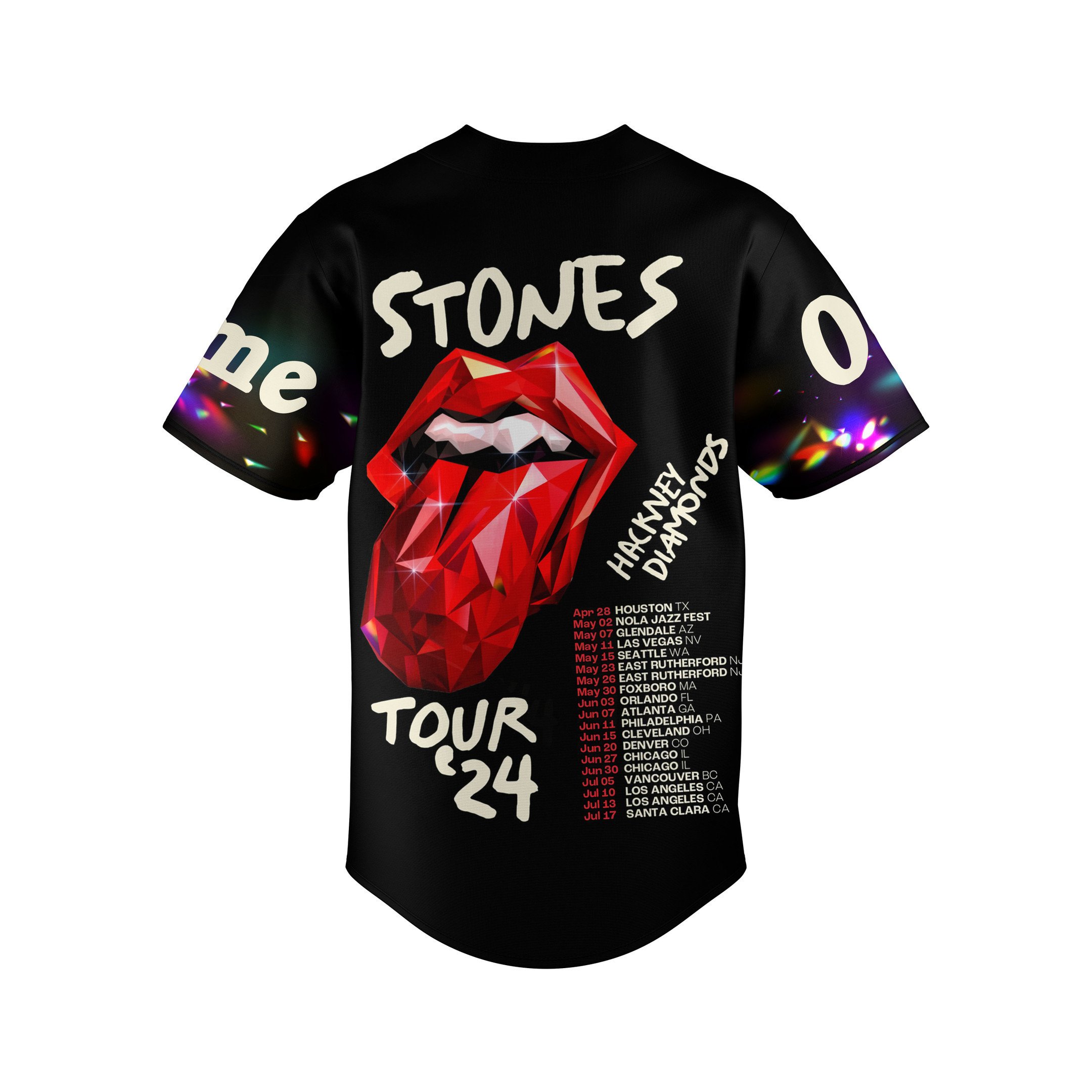 The Rolling Stones Baseball Jersey New Season For Fans