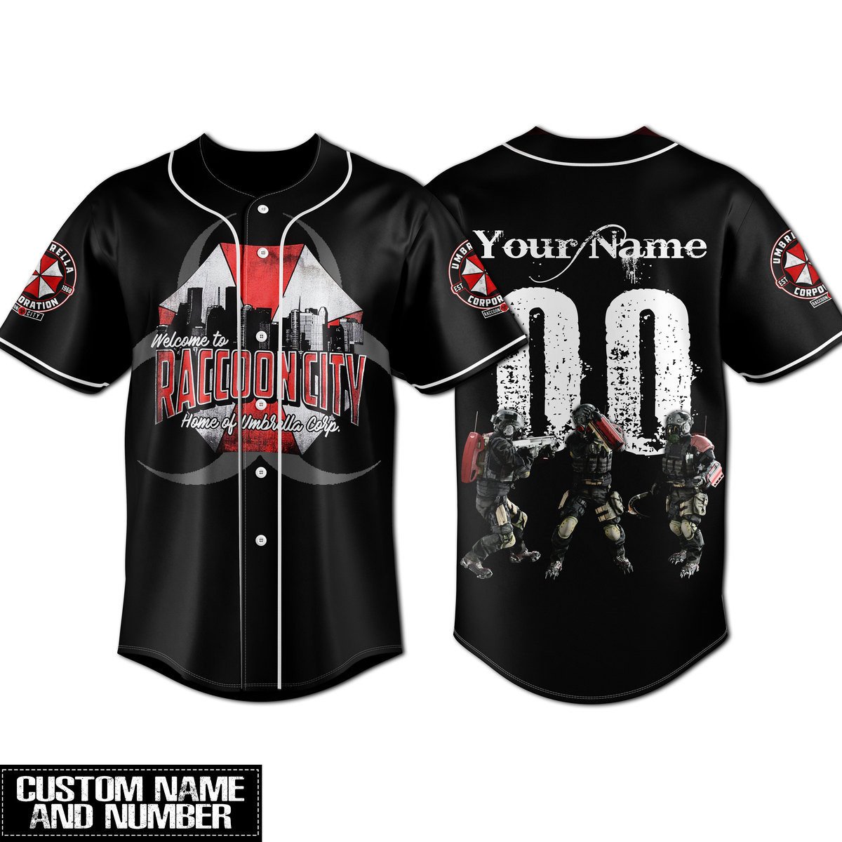 Welcome to Raccoon City Baseball Jersey New Season For Fans