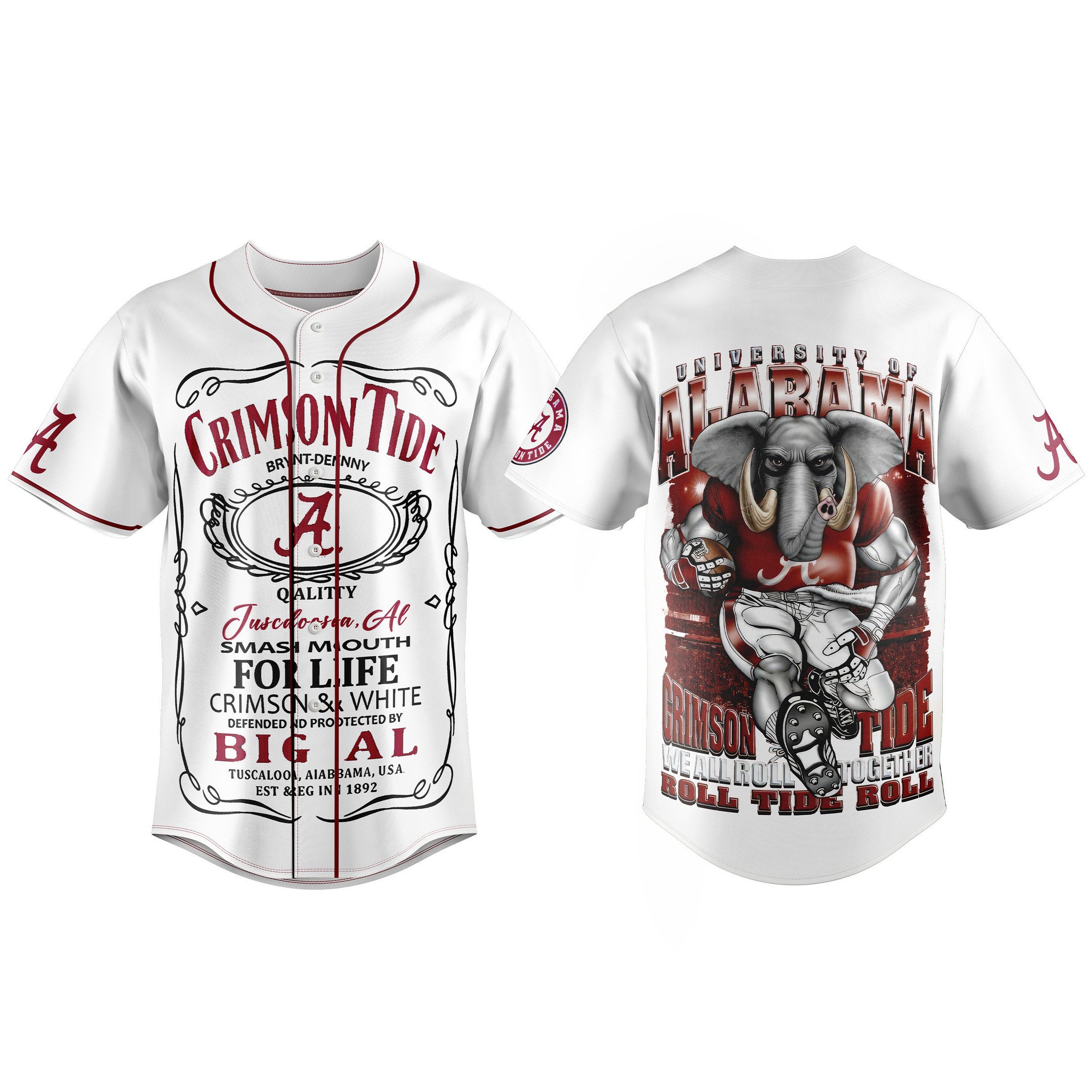 Alabama Crimson Tide Baseball Jersey New Season For Fans