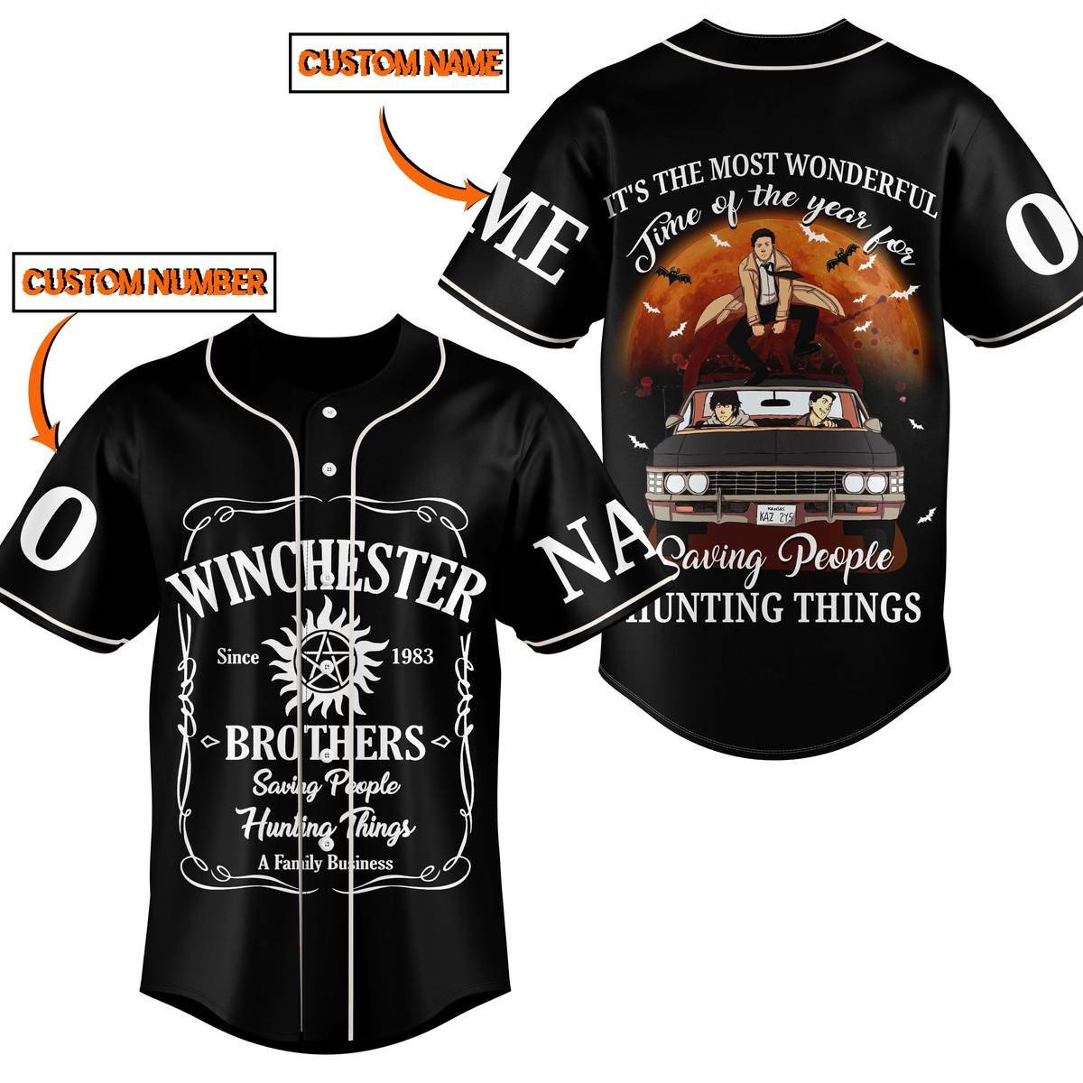 Winchester Brothers Baseball Jersey New Season For Fans