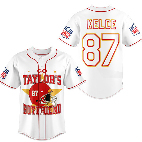 Travis Kelce Baseball Jersey New Season For Fans