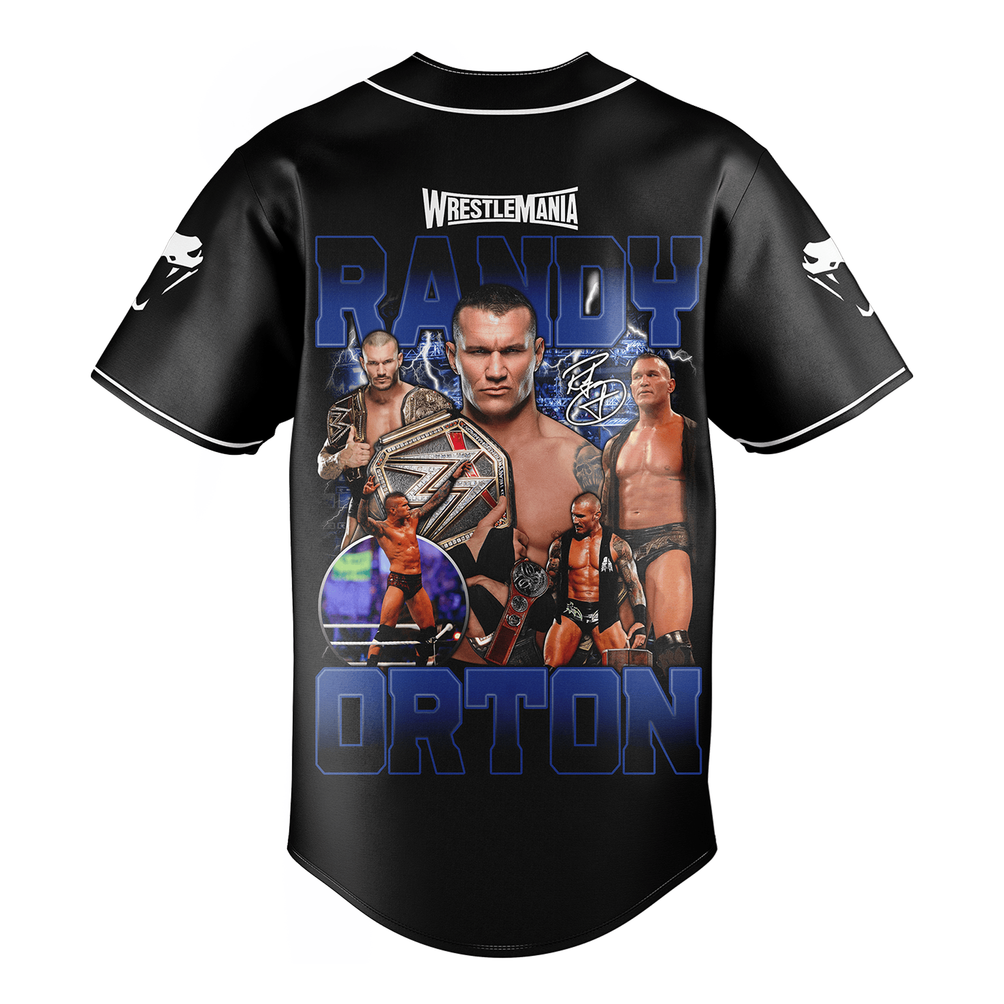 WrestleMania Baseball Jersey New Season For Fans