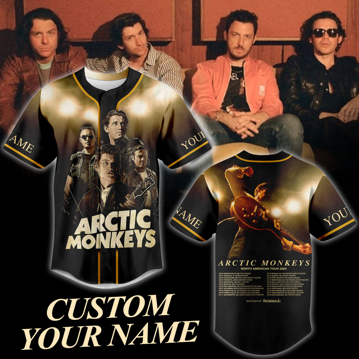 Arctic Monkeys Baseball Jersey New Season For Fans