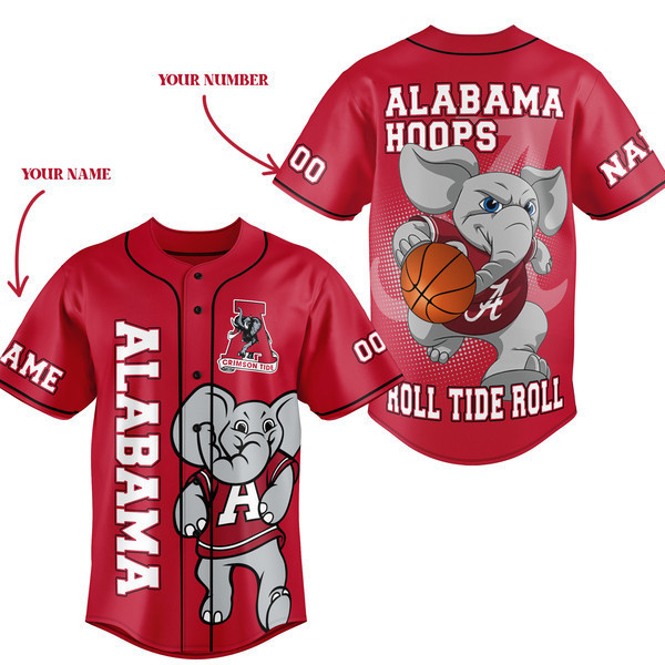Alabama Crimson Tide Baseball Jersey New Season For Fans