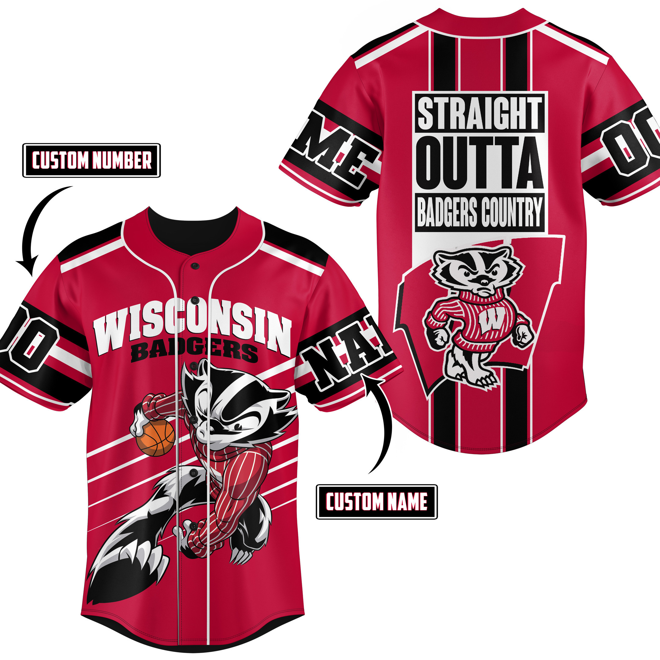 Wisconsin Badgers Baseball Jersey New Season For Fans