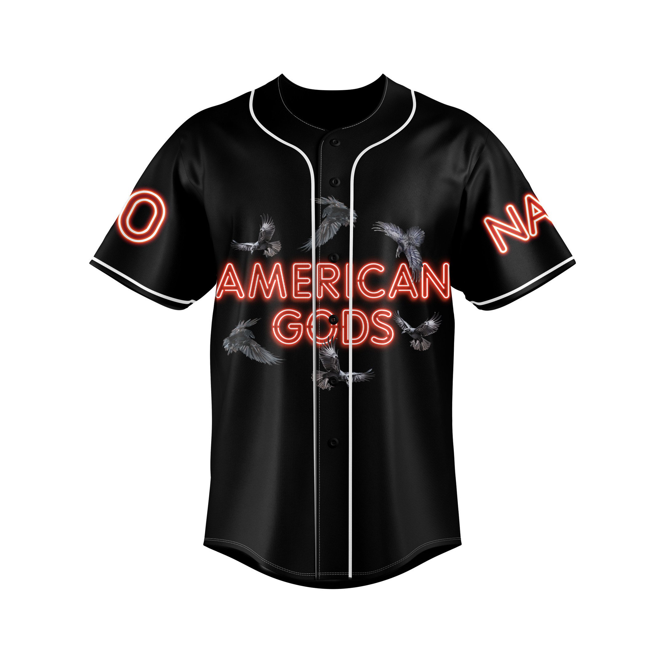 American Gods Baseball Jersey New Season For Fans