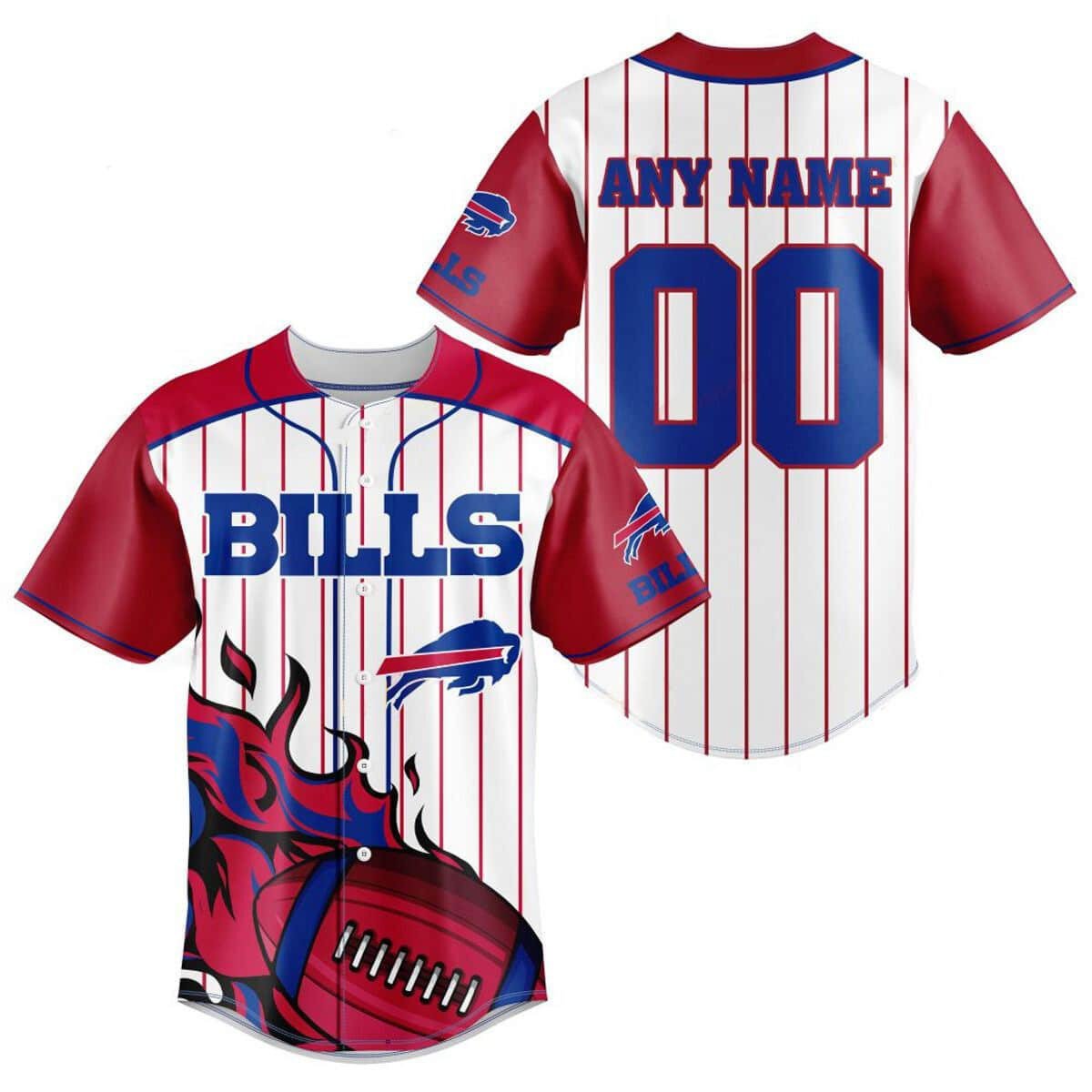 Buffalo Bills Any Name Baseball Jersey For Men And Women