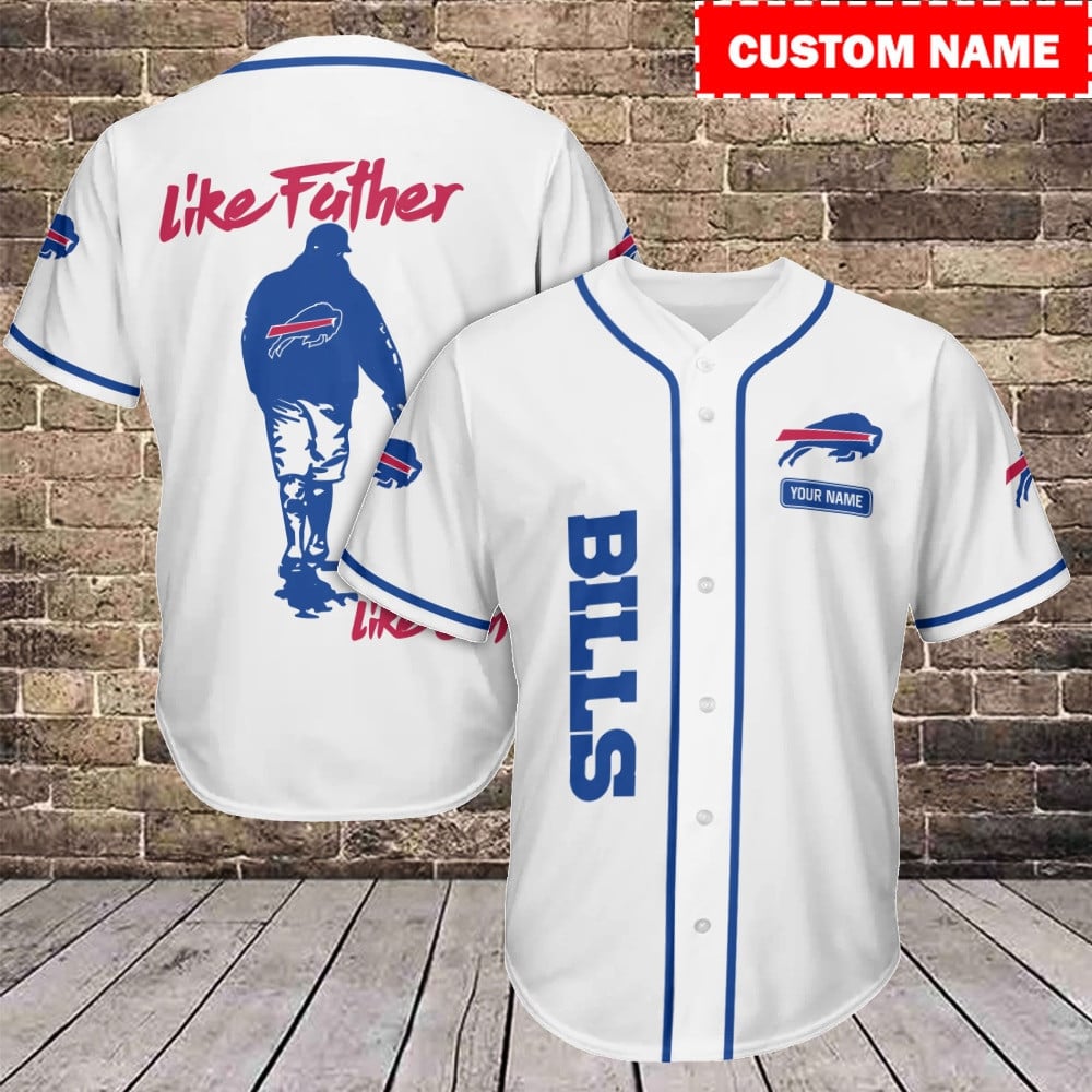 Buffalo Bills Teams NFL Personalized Baseball Jersey For Men And Women