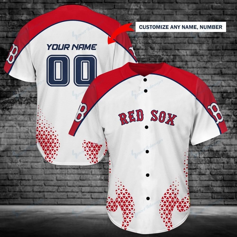 Boston Red Sox Personalized Baseball Jersey For Men And Women