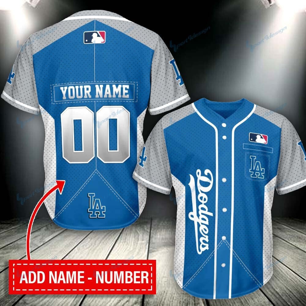 Los Angeles Dodgers Personalized Baseball Jersey For Men And Women
