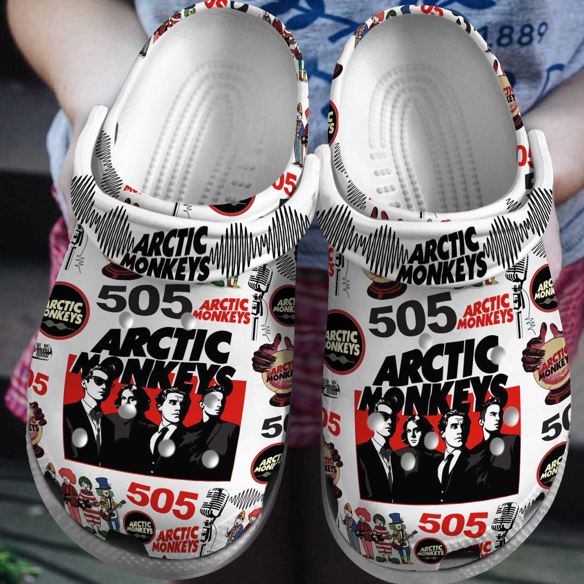 arctic monkeys funny Music Crocs Clogs Comfortable