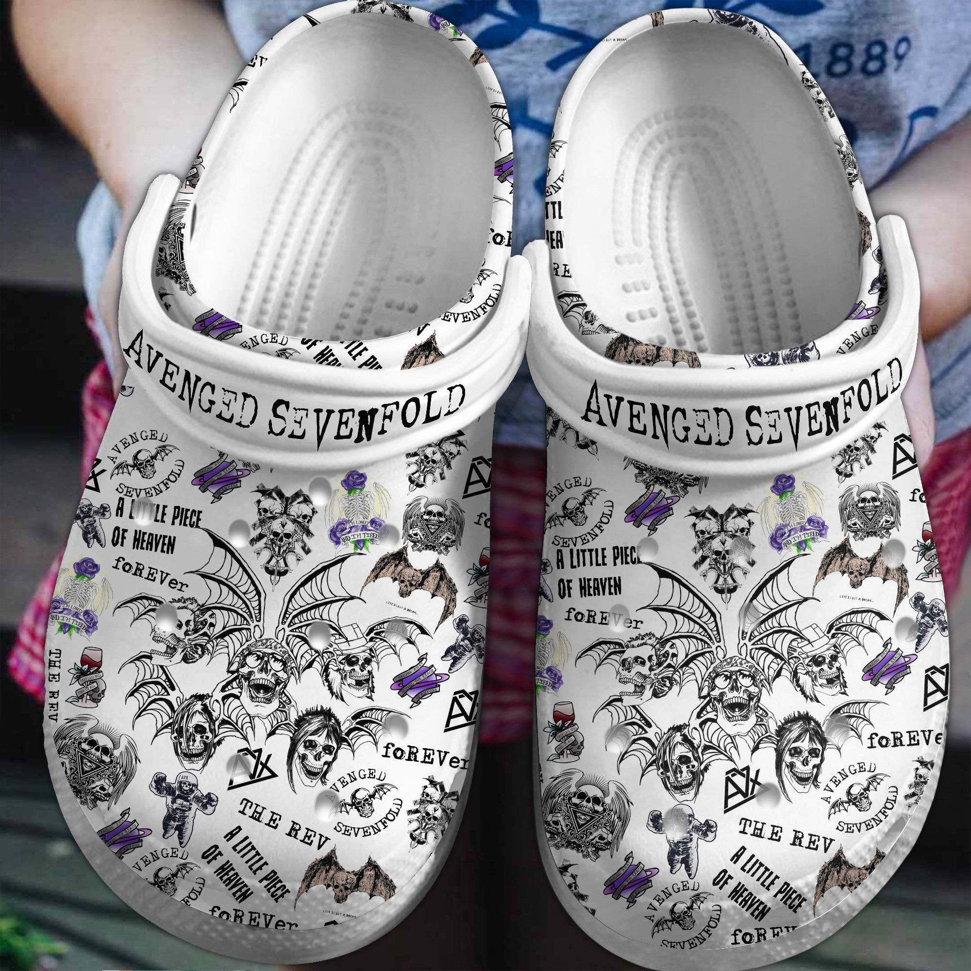 Avenged Sevenfold Music Crocs Clogs 