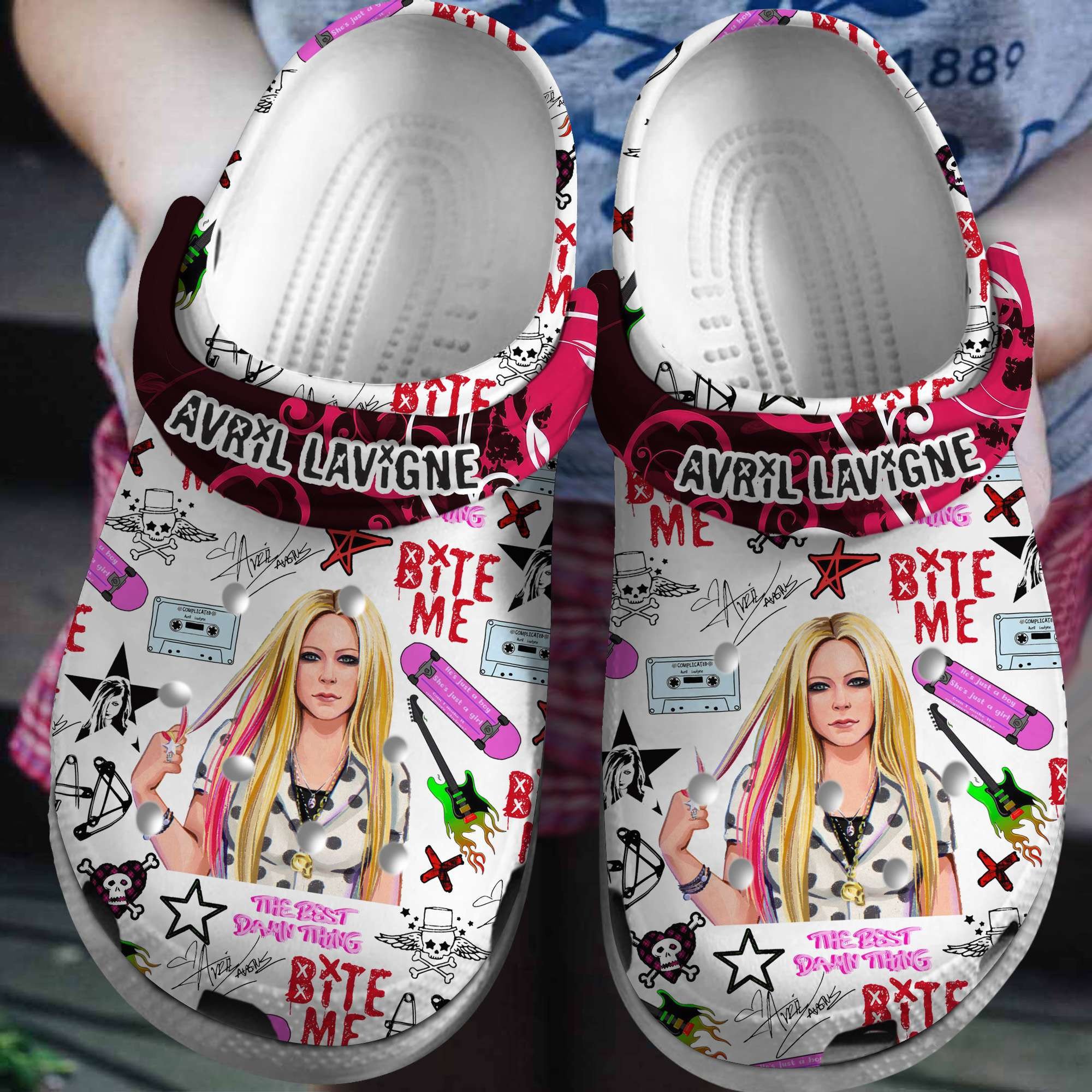 Avril Lavigne Music Crocs Clogs Comfortable