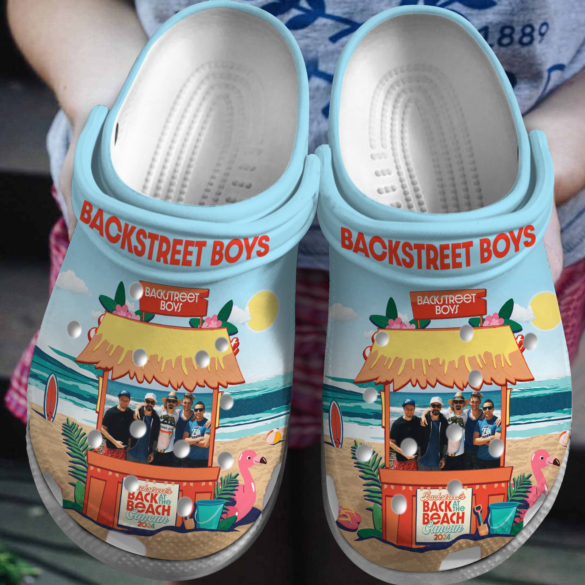 Backstreet Boys Band Music Clogs Comfortable