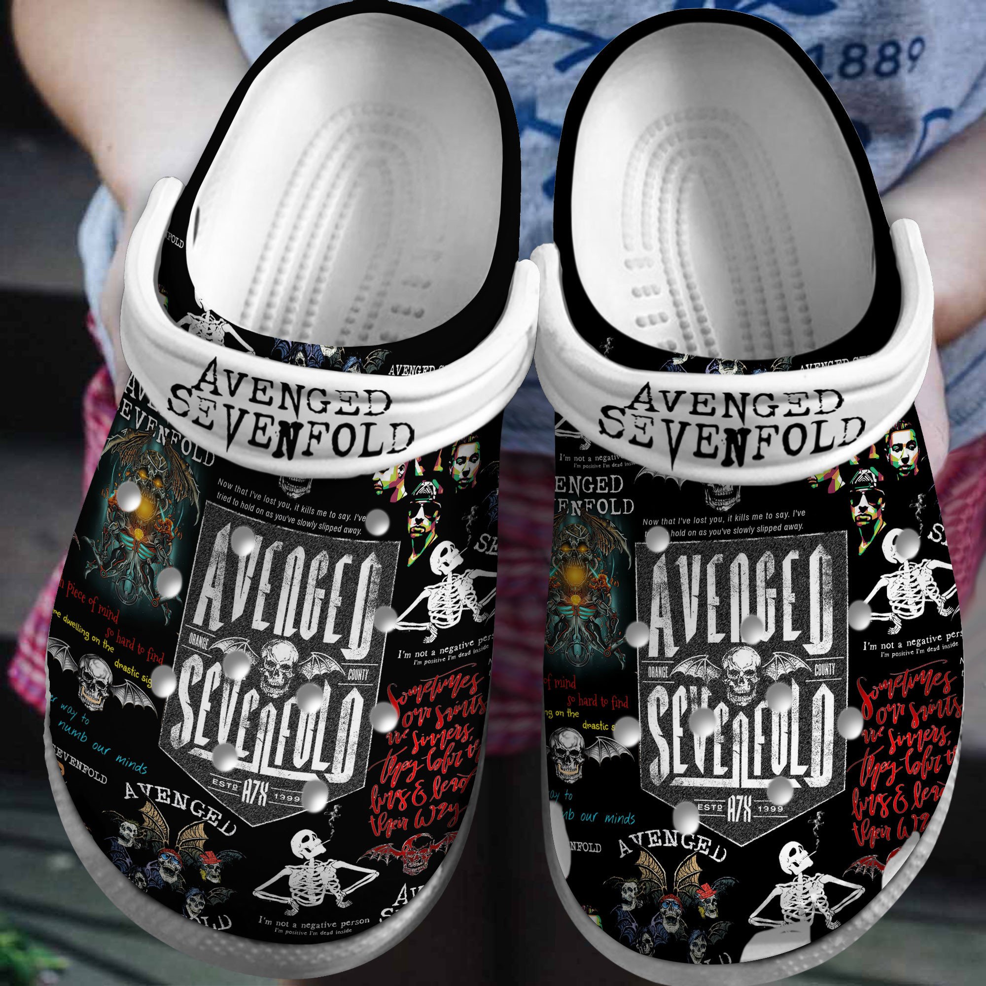 Avenged Sevenfold Music Crocs For men 