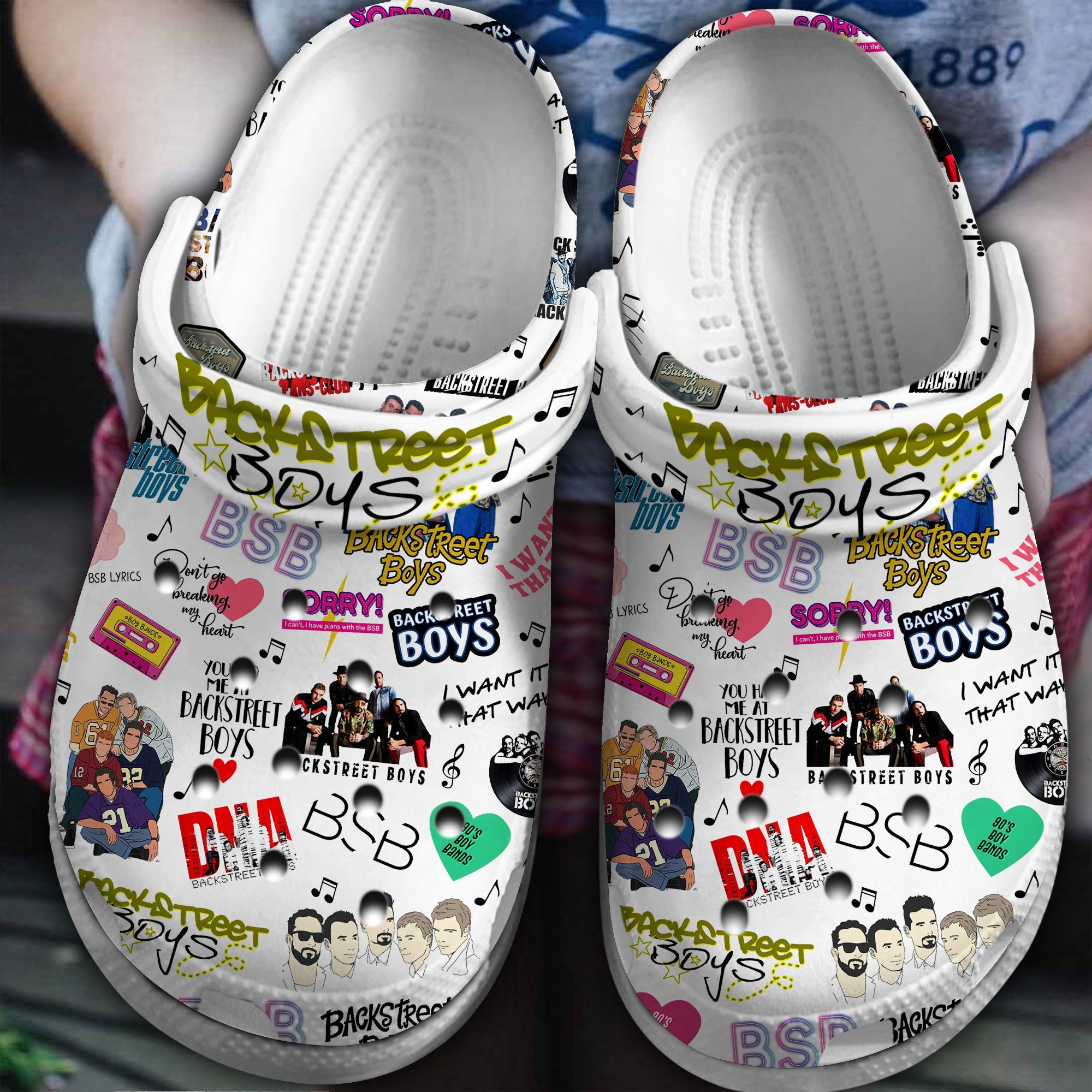 Backstreet Boys Band Music Crocs Clogs Comfortable