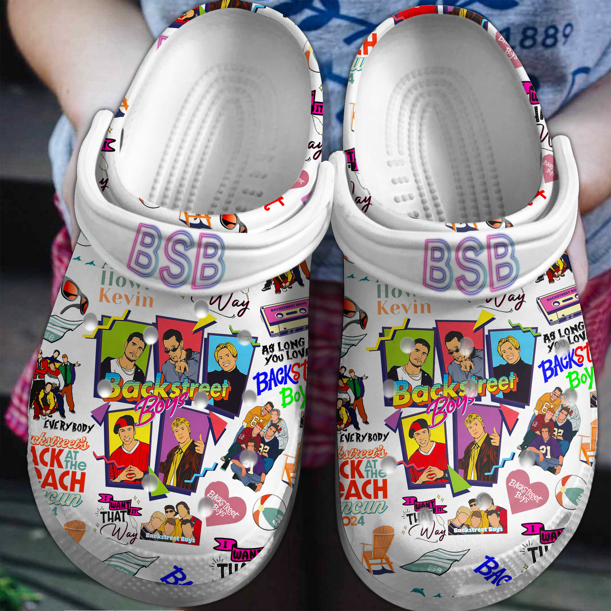 Backstreet Boys Music Crocs For women