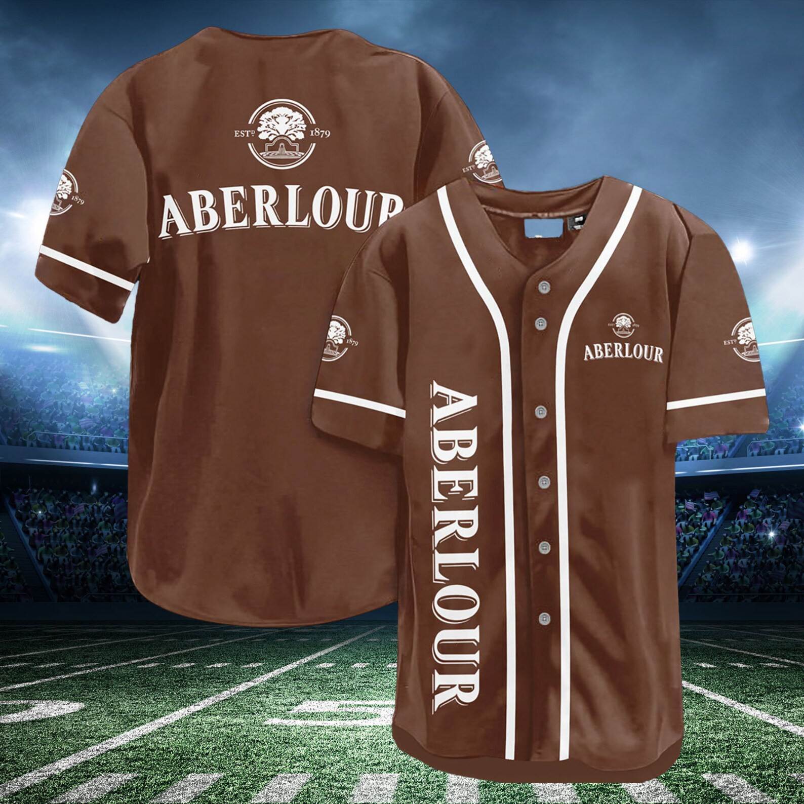 Aberlour Single Malt Whiskey Baseball Jersey Beer/Wine Lover Gift