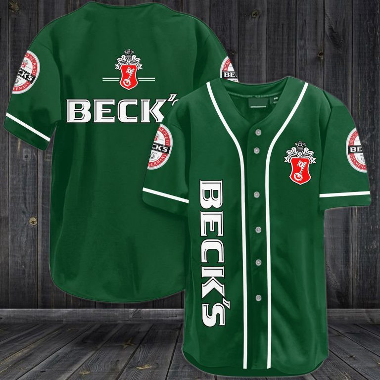 Beck?? Basic Baseball Jersey Sporty Husband Birthday Beer Gift