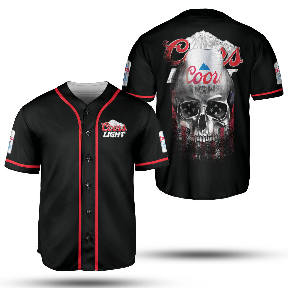 Beer Jersey Collection, Coors Light Baseball Jersey, Alcoholic Drinkers Gift, Liquor Lovers Shirt