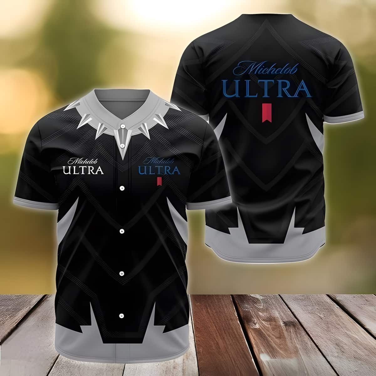 Black Michelob Ultra Baseball Jersey Beer Lovers Gift, Beer Jersey For Men Women, Beer Lover Gift
