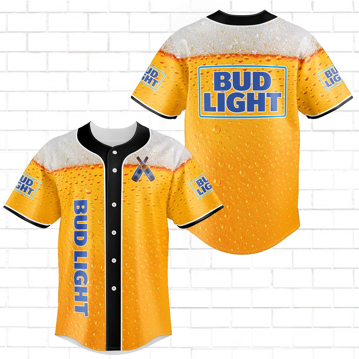 Bud Light New Beer  Gift Baseball Jersey Birthday Idea