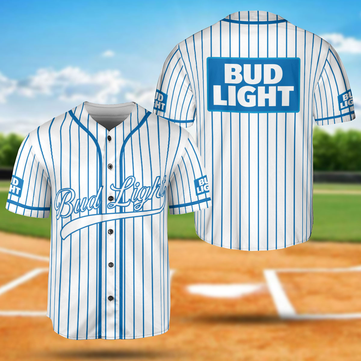 Bud Light Beer Baseball Jersey For Bud Light Beer Lovers Shirt Baseball Jersey Collection