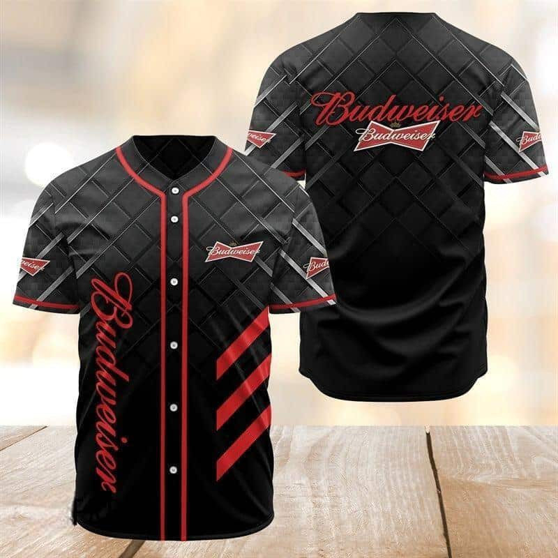 Budweiser Beer Baseball Jersey, Budweiser Beer Lover Gift Idea, Budweiser Beer Baseball Jersey For Men Women