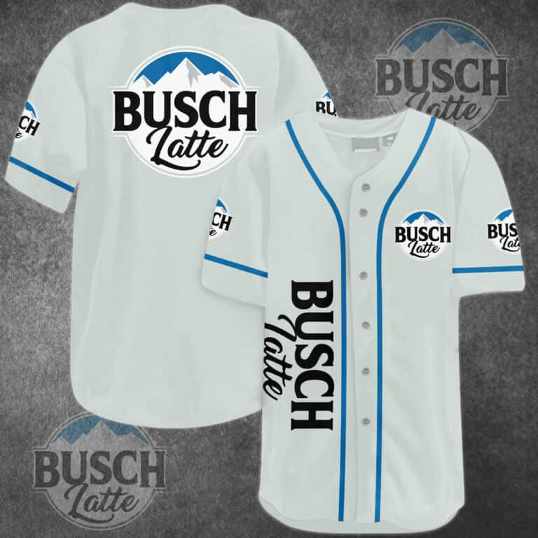 Busch Latte Baseball Jersey Men/Women Beer Lover Birthday Gift
