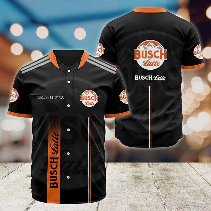 Busch Latte Baseball Jersey Men/Women Beer Lover Birthday Gift
