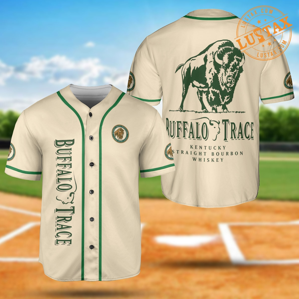Buffalo Trace Whiskey Baseball Jersey Kentucky Straight Bourbon Shirt Baseball Jersey Collection