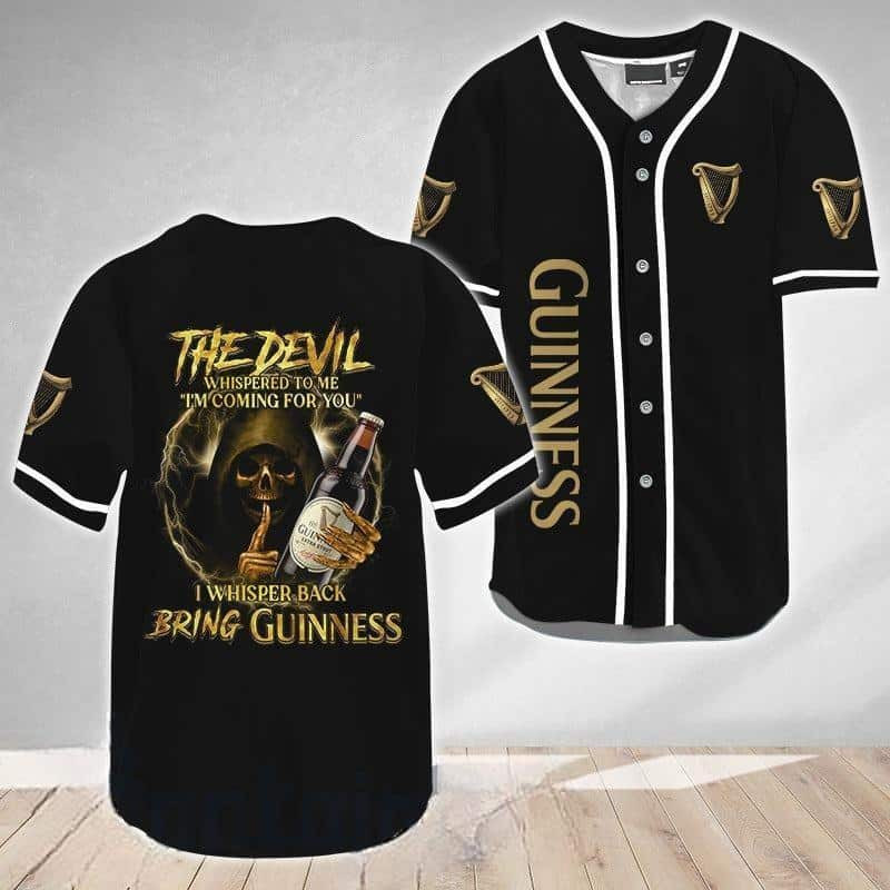 ??evil Bring Guinness??Beer Baseball Jersey Gift