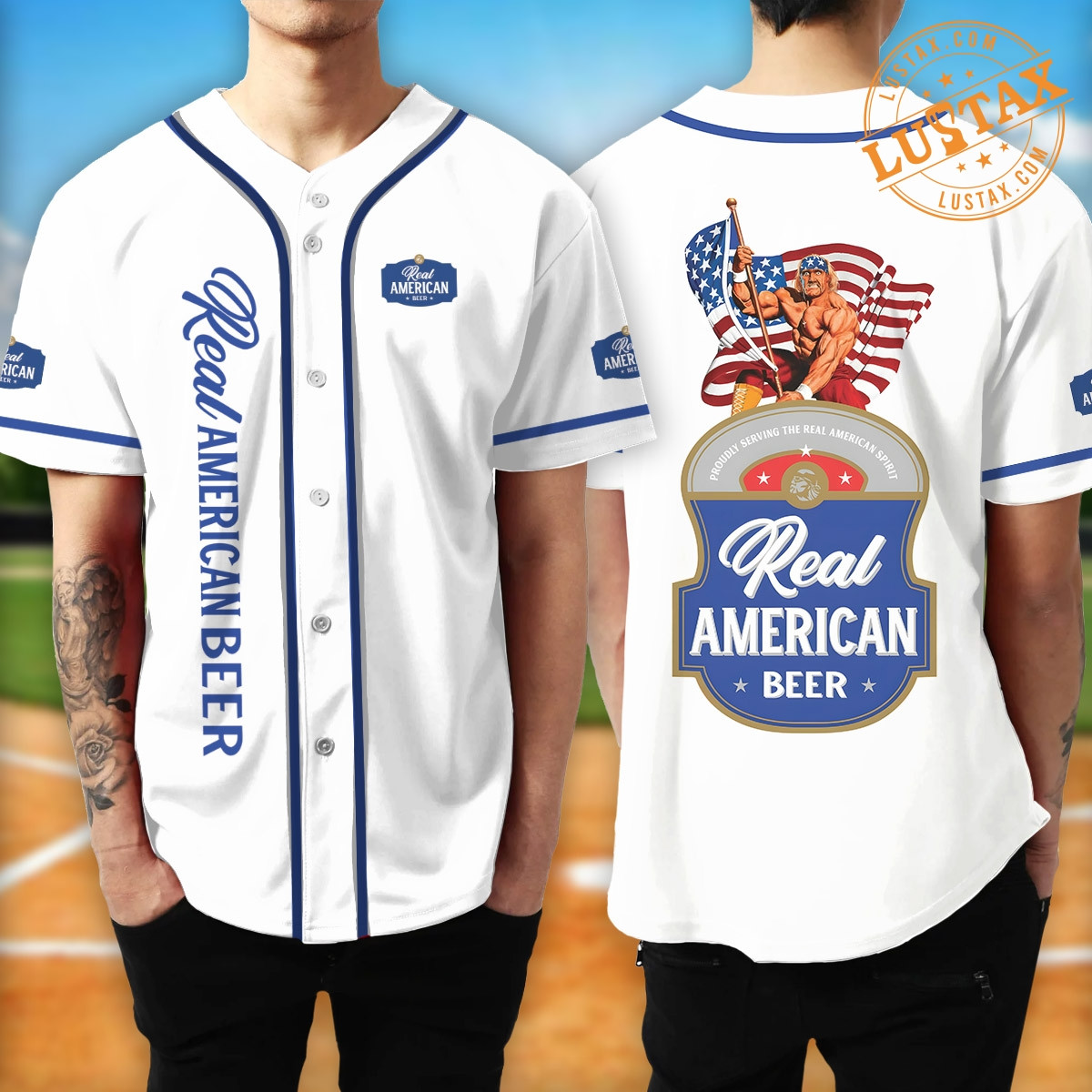Busch Light American Baseball Jersey Shirt For Busch Light Beer Fan Baseball Jersey Collection