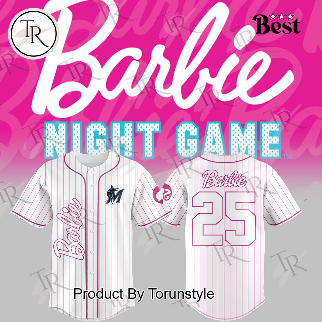 2025 Los Angeles Dodgers Mlb Barbie Night Game Limited Edition Baseball Jersey